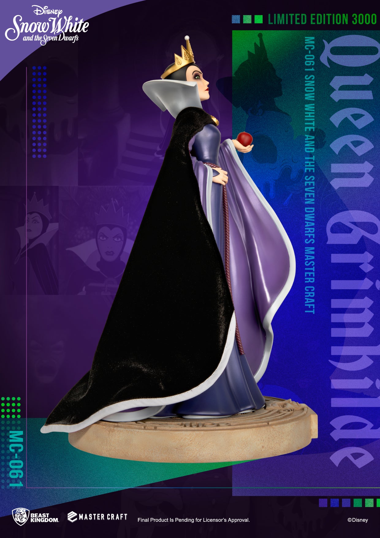 PRE-ORDER Snow White and the Seven Dwarfs - Master Craft Queen Grimhilde