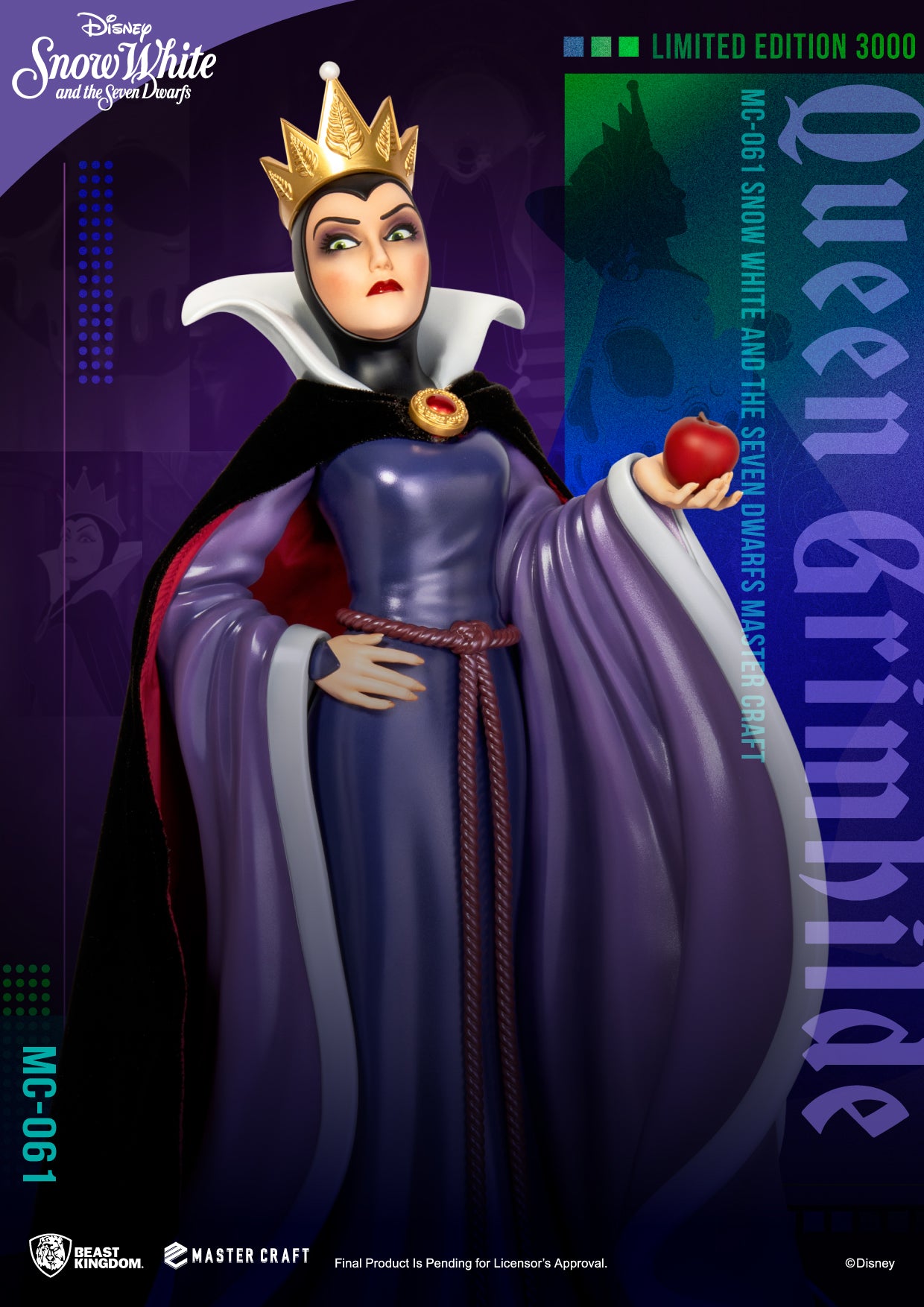 PRE-ORDER Snow White and the Seven Dwarfs - Master Craft Queen Grimhilde