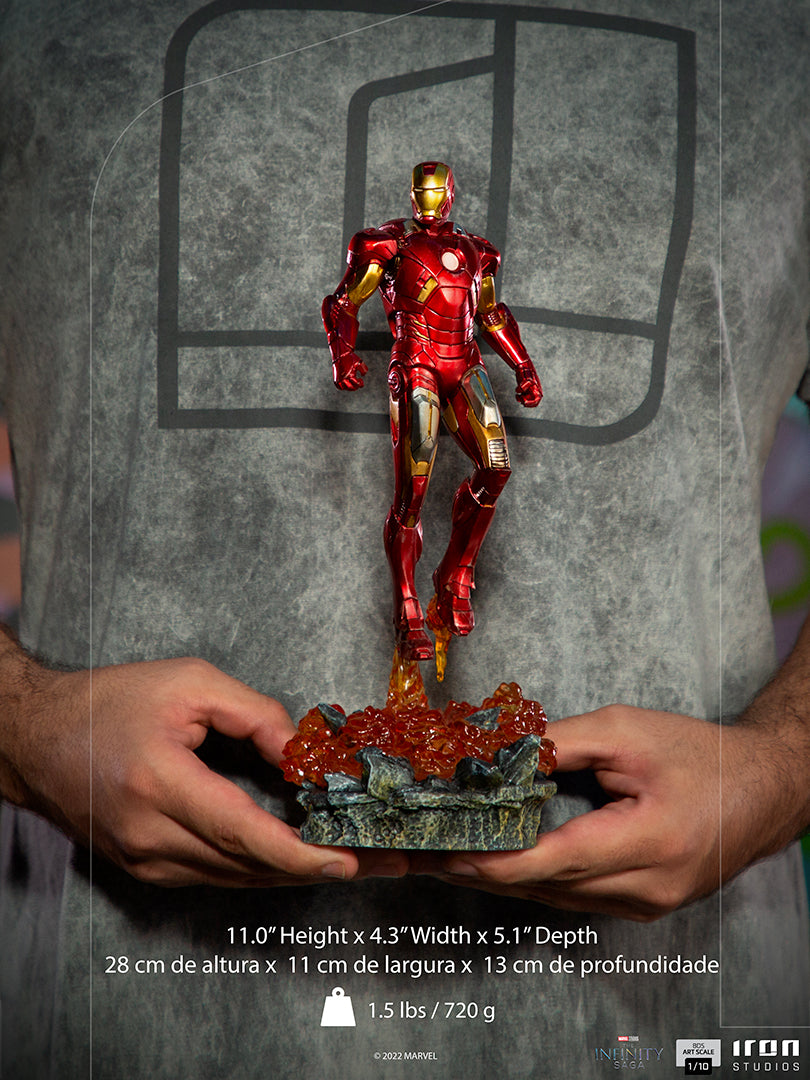 PRE-ORDER The Infinity Saga - Iron Man Battle of NY Art Scale 1/10