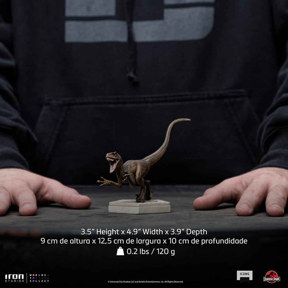PRE-ORDER Jurassic Park Icons - Velociraptor A