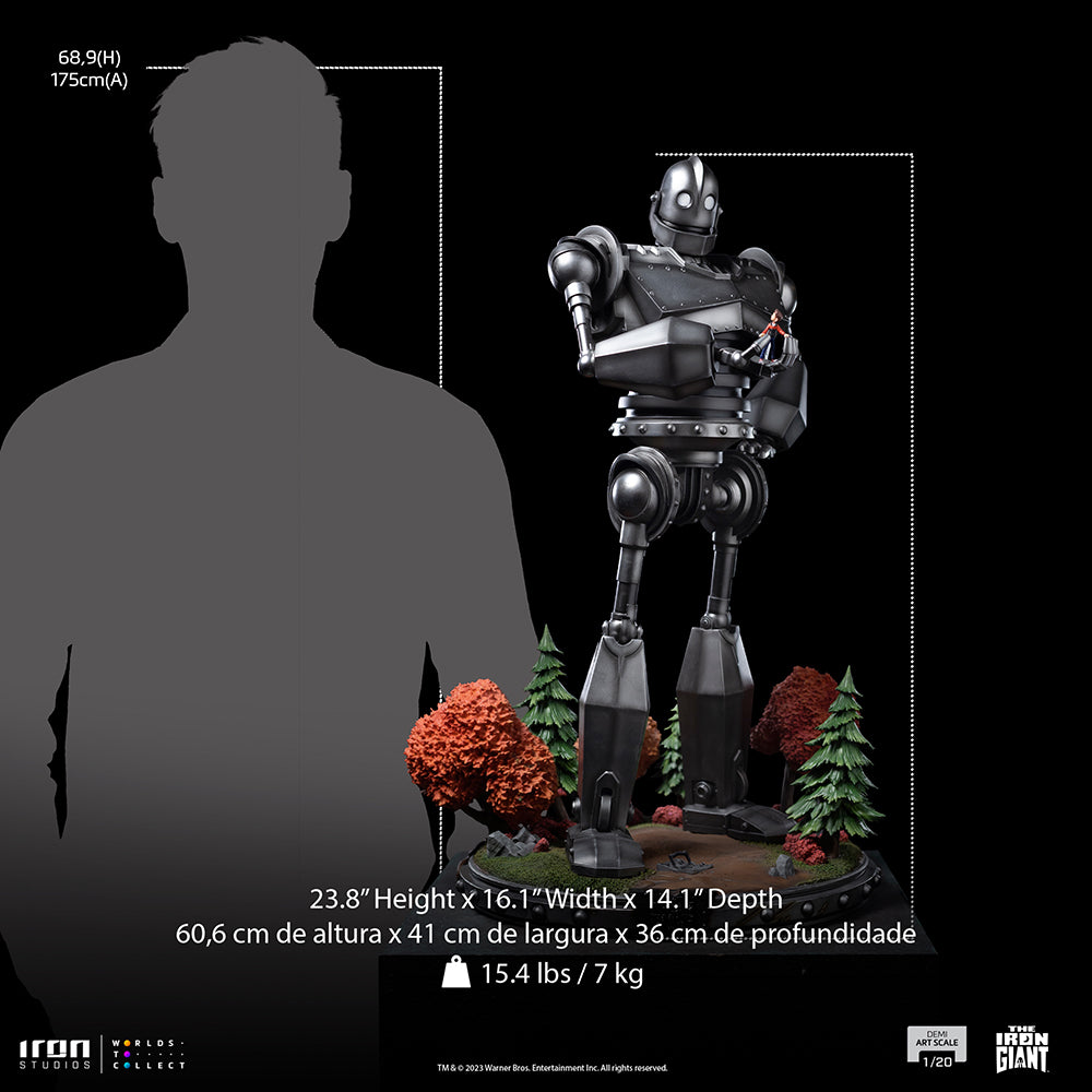 PRE-ORDER The Iron Giant - Iron Giant & Hogarth Hughes Demi Art Scale 1/20