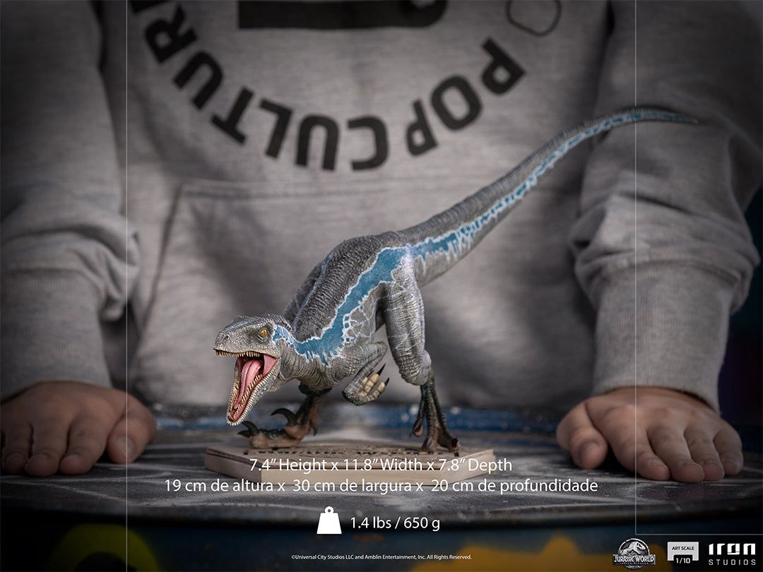 PRE-ORDER Jurassic World Fallen Kingdom - Blue Art Scale 1/10