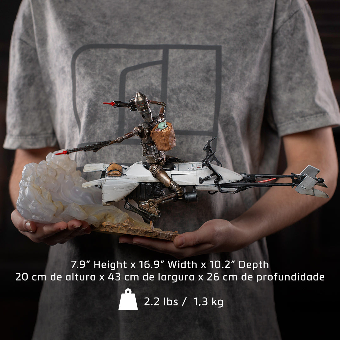 PRE-ORDER The Mandalorian - IG-11 and The Child Deluxe BDS Art Scale 1/10