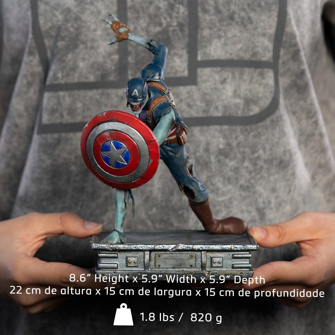 PRE-ORDER What If...? - Zombie Captain America Art Scale 1/10