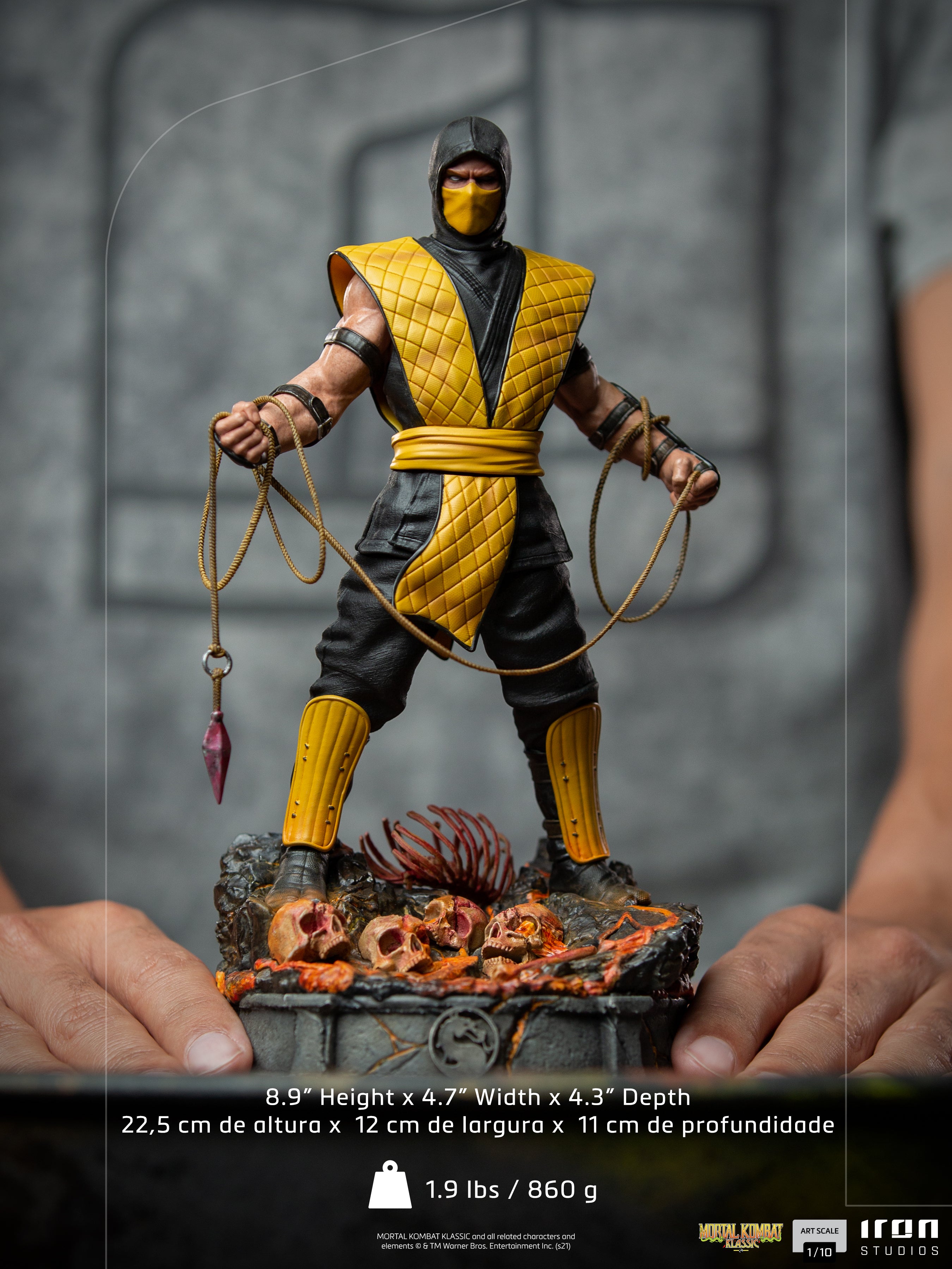 PRE-ORDER Mortal Kombat - Scorpion Art Scale 1/10