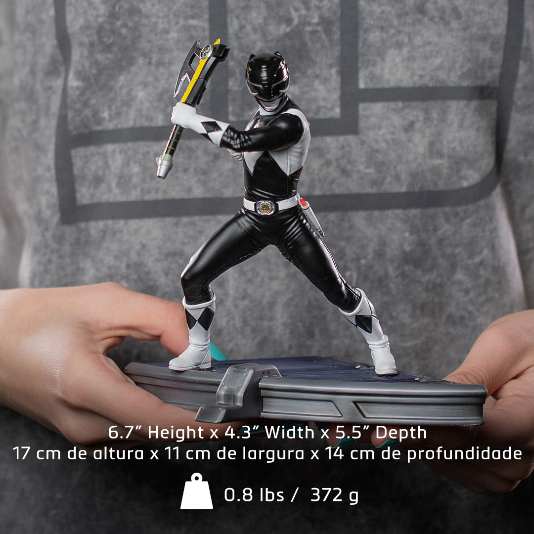 PRE-ORDER Mighty Morphin Power Rangers - Black Ranger BDS Art Scale 1/10