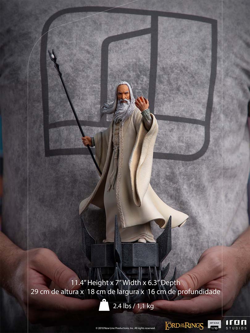 PRE-ORDER The Lord of the Rings - Saruman Art Scale 1/10