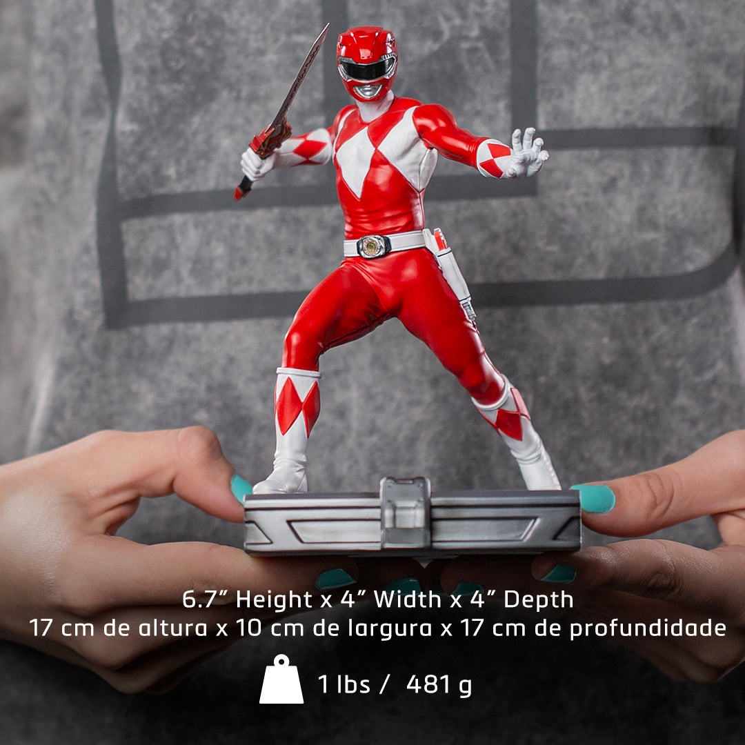 PRE-ORDER Mighty Morphin Power Rangers - Red Ranger BDS Art Scale 1/10