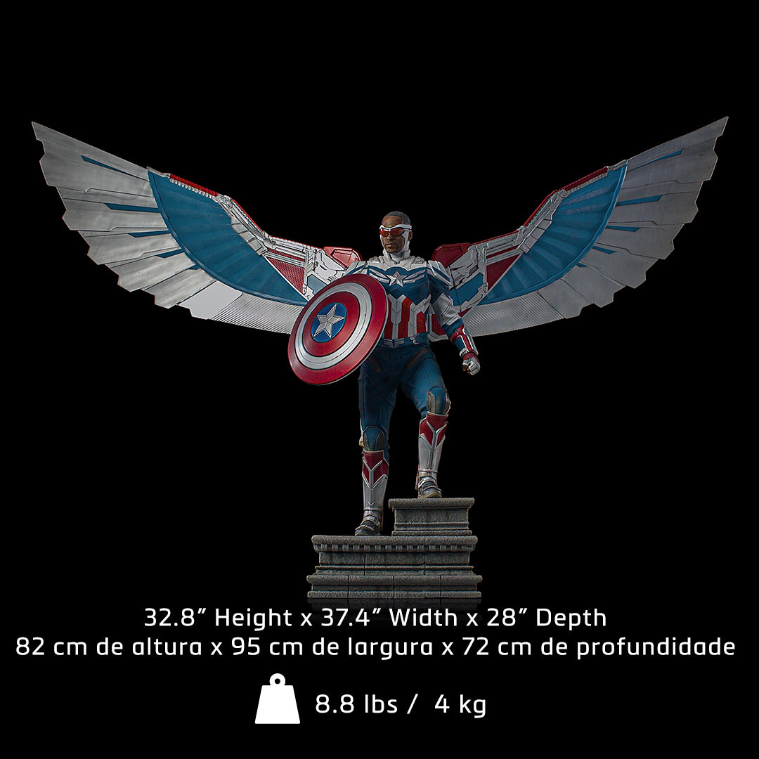 PRE-ORDER Falcon and the Winter Soldier - Captain America Sam Wilson Open Wings Version Legacy Replica 1/4
