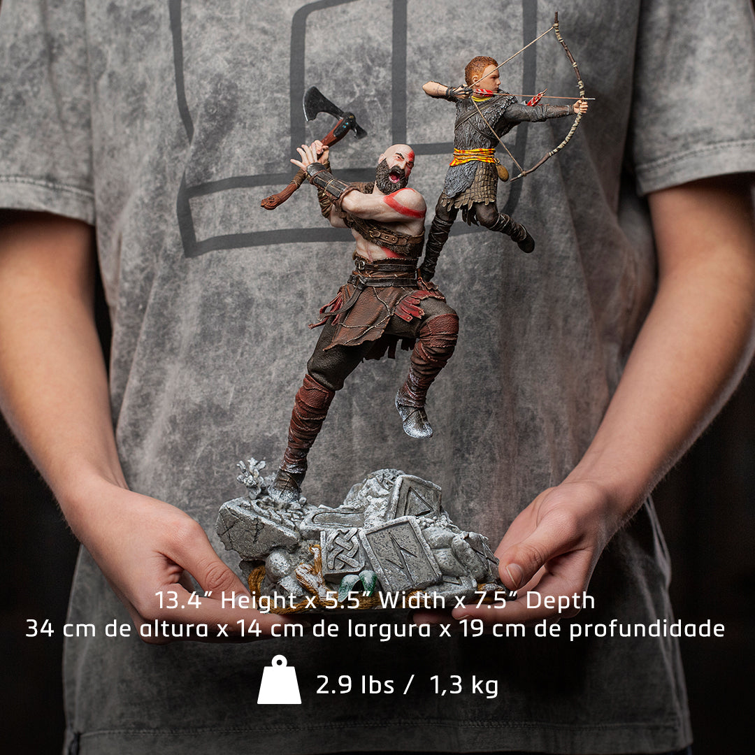 PRE-ORDER God of War - Kratos and Atreus BDS Art Scale 1/10