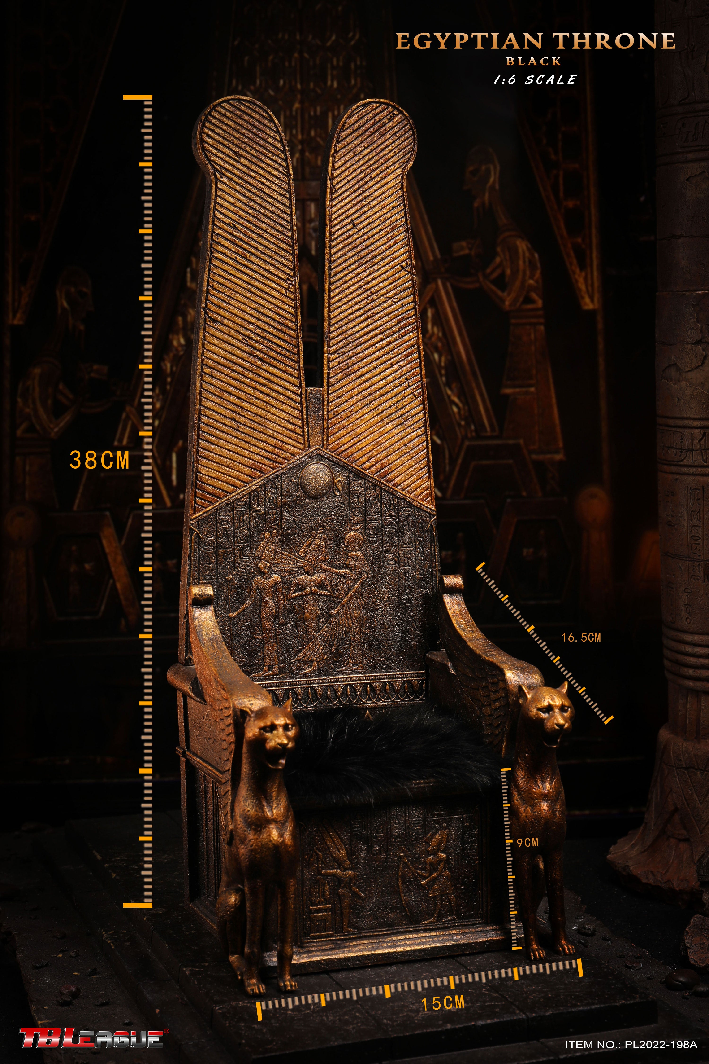 PRE-ORDER Egyptian Throne: Black 1/6
