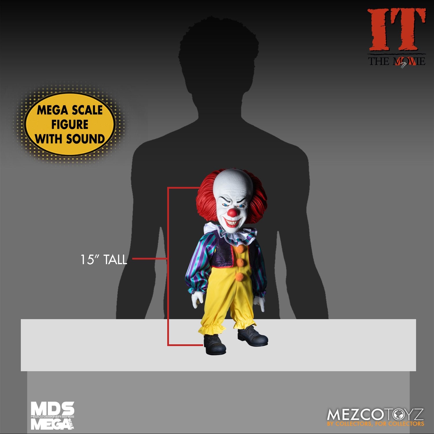 PRE-ORDER Mezco Designer Series - IT (1990) - Deluxe Pennywise