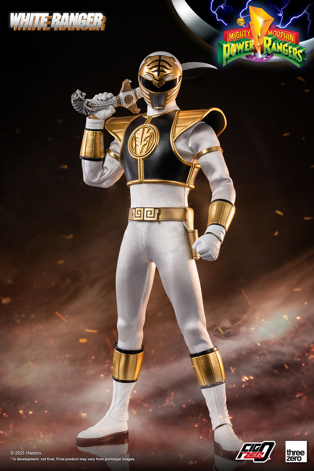 PRE-ORDER Mighty Morphin Power Ranger - White Ranger 1/6 [January 2023 Release]