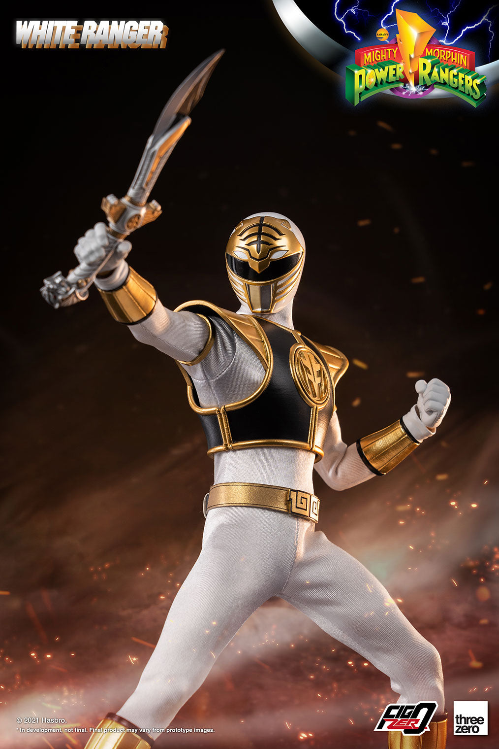 PRE-ORDER Mighty Morphin Power Ranger - White Ranger 1/6 [January 2023 Release]