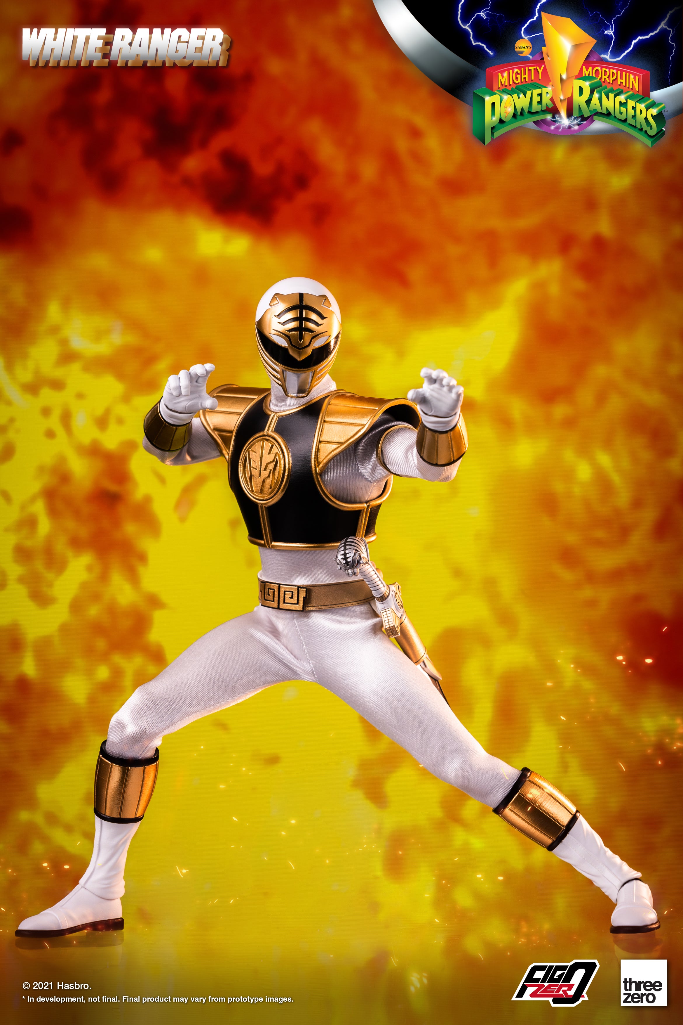 PRE-ORDER Mighty Morphin Power Rangers - White Ranger 1/6