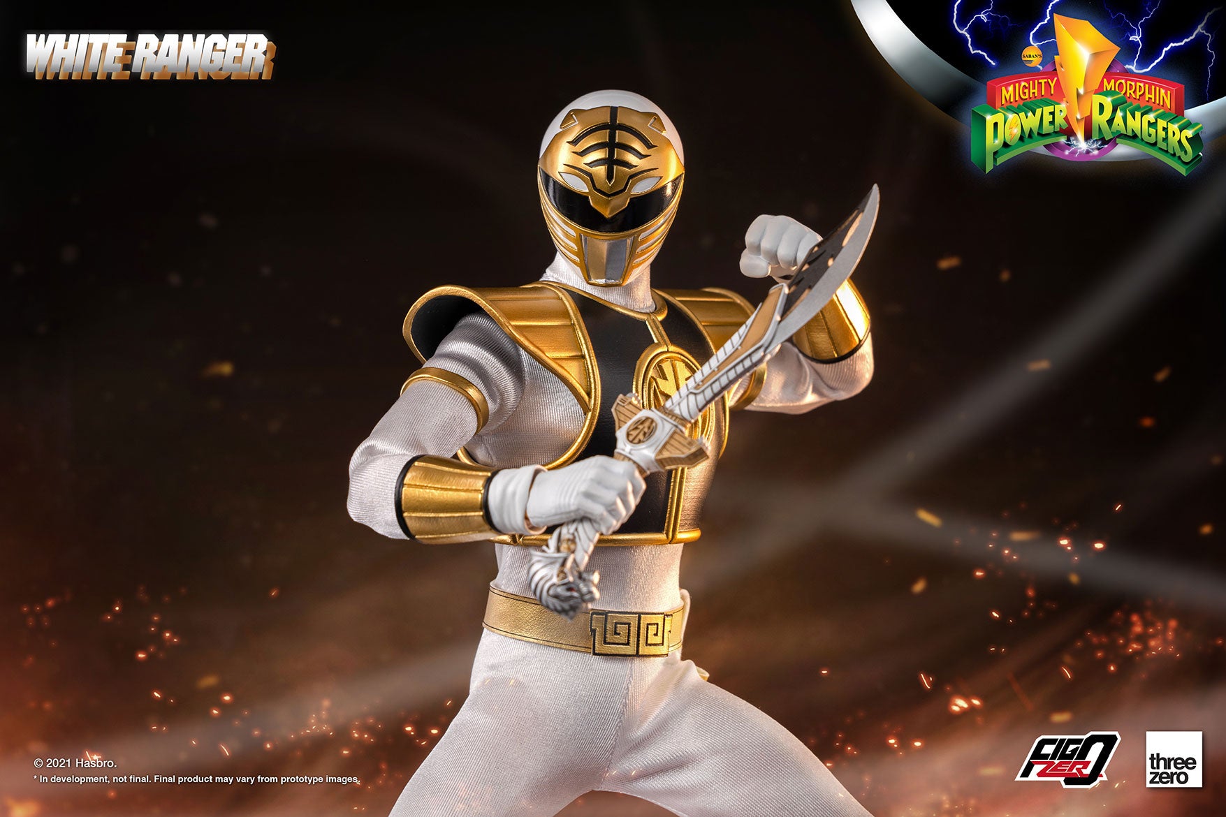 PRE-ORDER Mighty Morphin Power Ranger - White Ranger 1/6 [January 2023 Release]