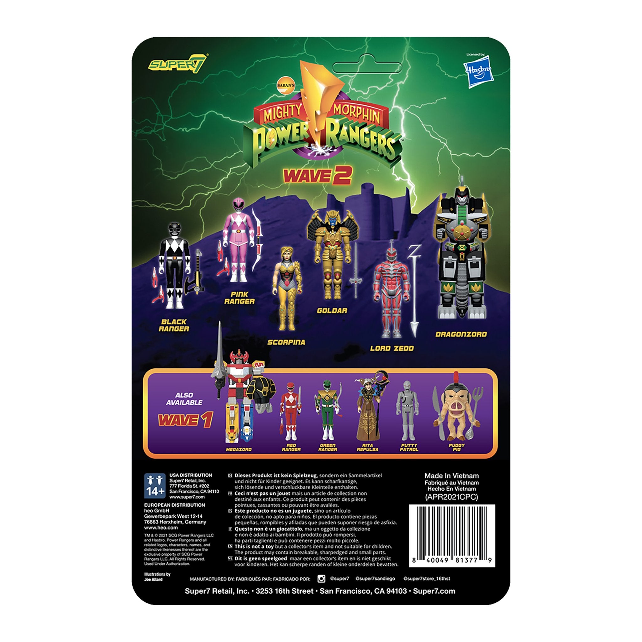 PRE-ORDER Mighty Morphin Power Rangers Reaction Figure Wave 2 - Pink Ranger