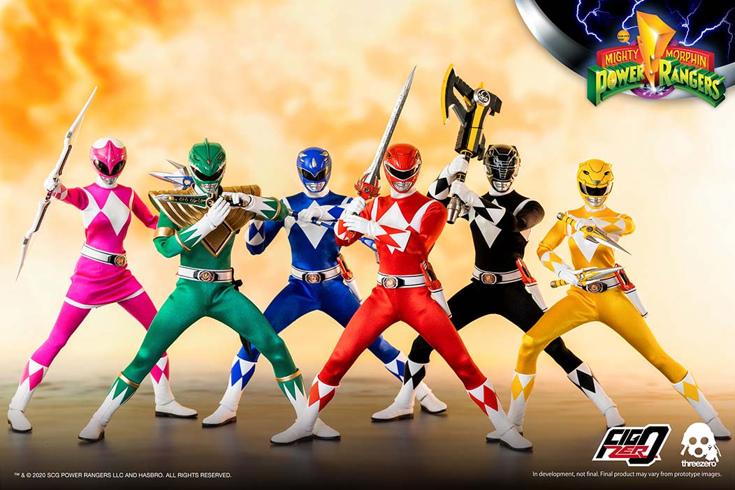 PRE-ORDER Mighty Morphin Power Ranger - Core Rangers + Green Ranger 1/6 [Set of 6] [January 2023 Release]