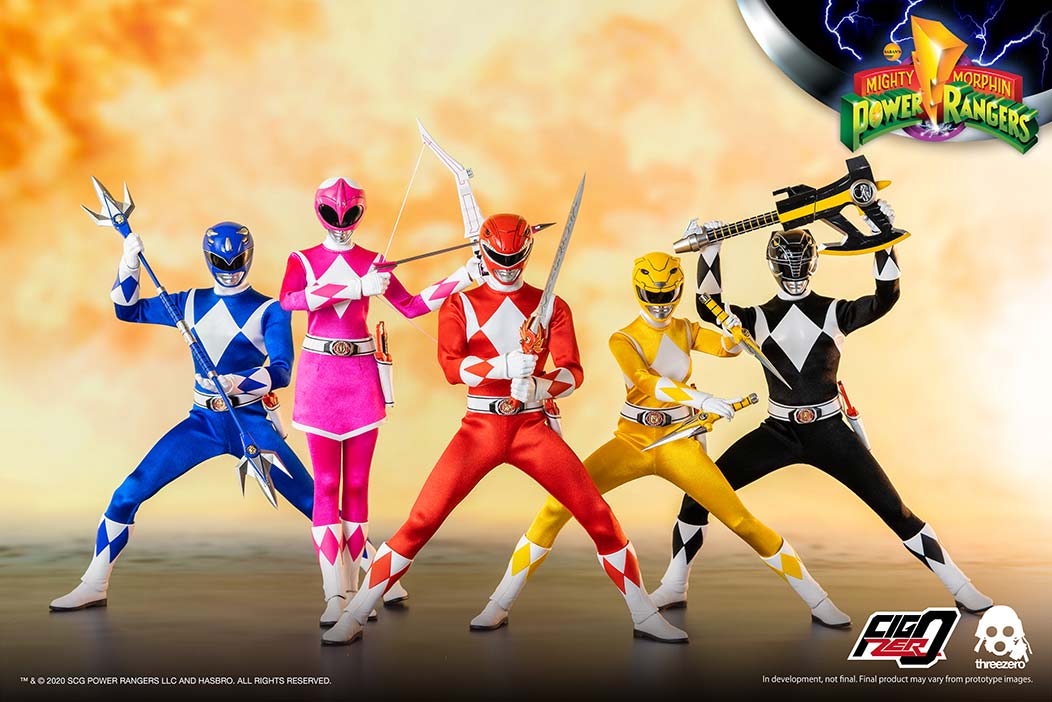 PRE-ORDER Mighty Morphin Power Ranger - Core Rangers + Green Ranger 1/6 [Set of 6] [January 2023 Release]