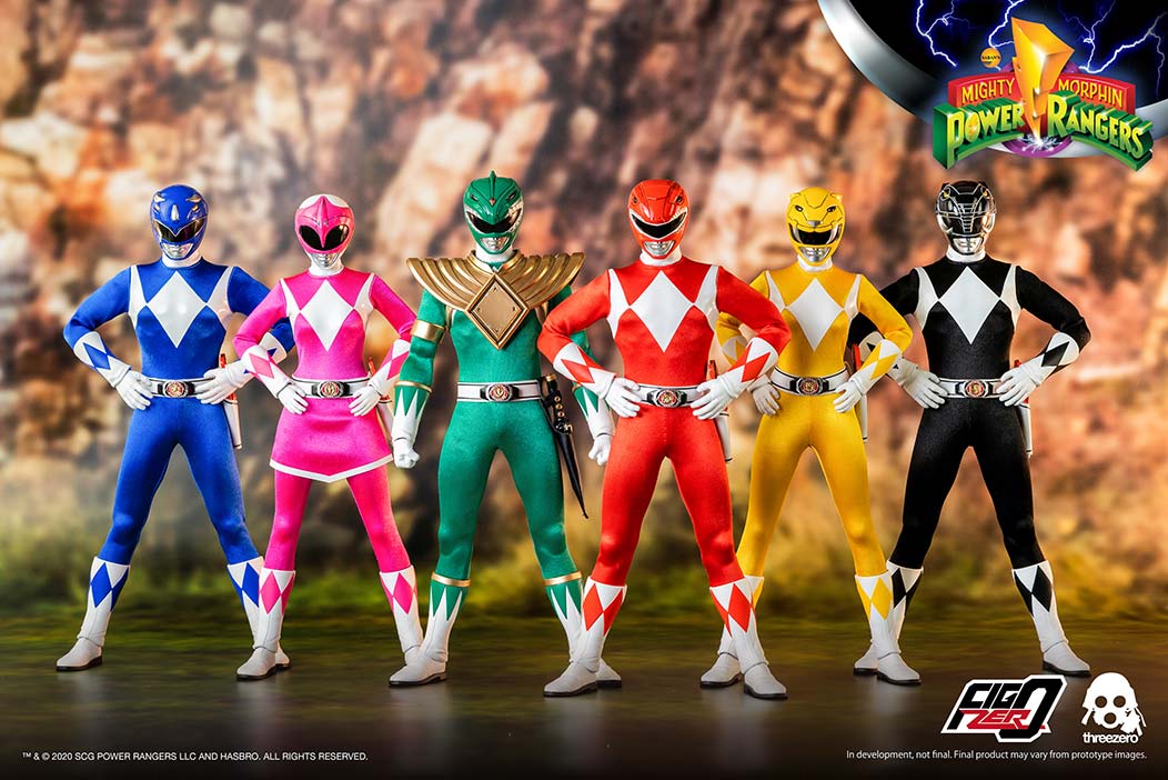 PRE-ORDER Mighty Morphin Power Ranger - Core Rangers + Green Ranger 1/6 [Set of 6] [January 2023 Release]