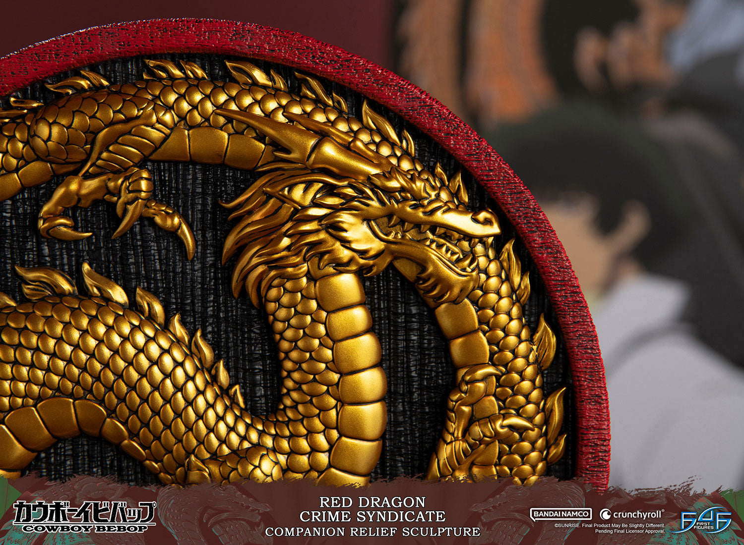 PRE-ORDER Cowboy Bepop Companion Relief Sculpture - Red Dragon Crime Syndicate