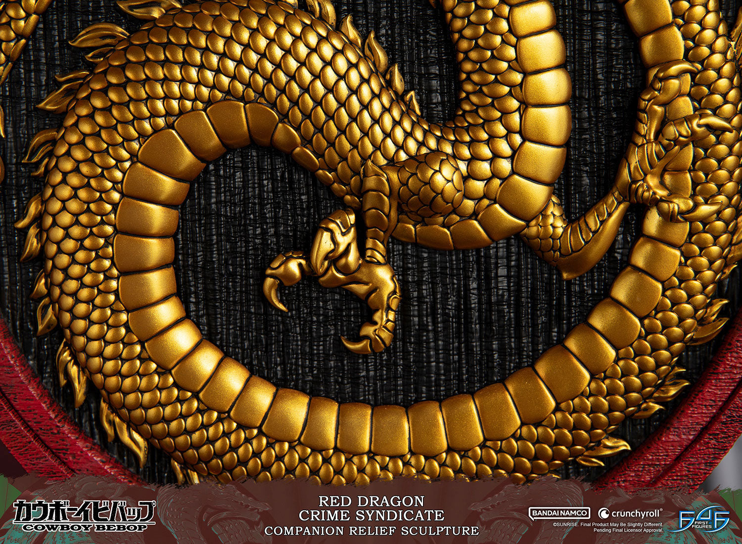 PRE-ORDER Cowboy Bepop Companion Relief Sculpture - Red Dragon Crime Syndicate