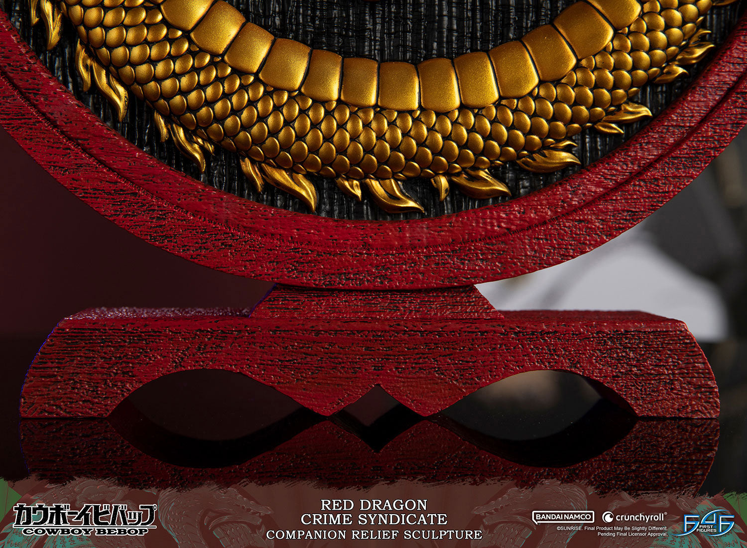 PRE-ORDER Cowboy Bepop Companion Relief Sculpture - Red Dragon Crime Syndicate