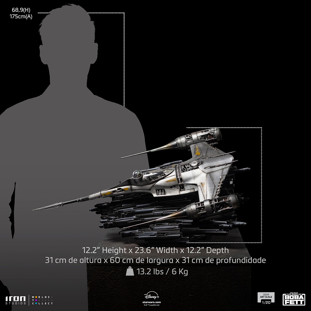 PRE-ORDER Star Wars: Book of Boba Fett - Mando's N-1 Starfighter Demi Art Scale 1/10
