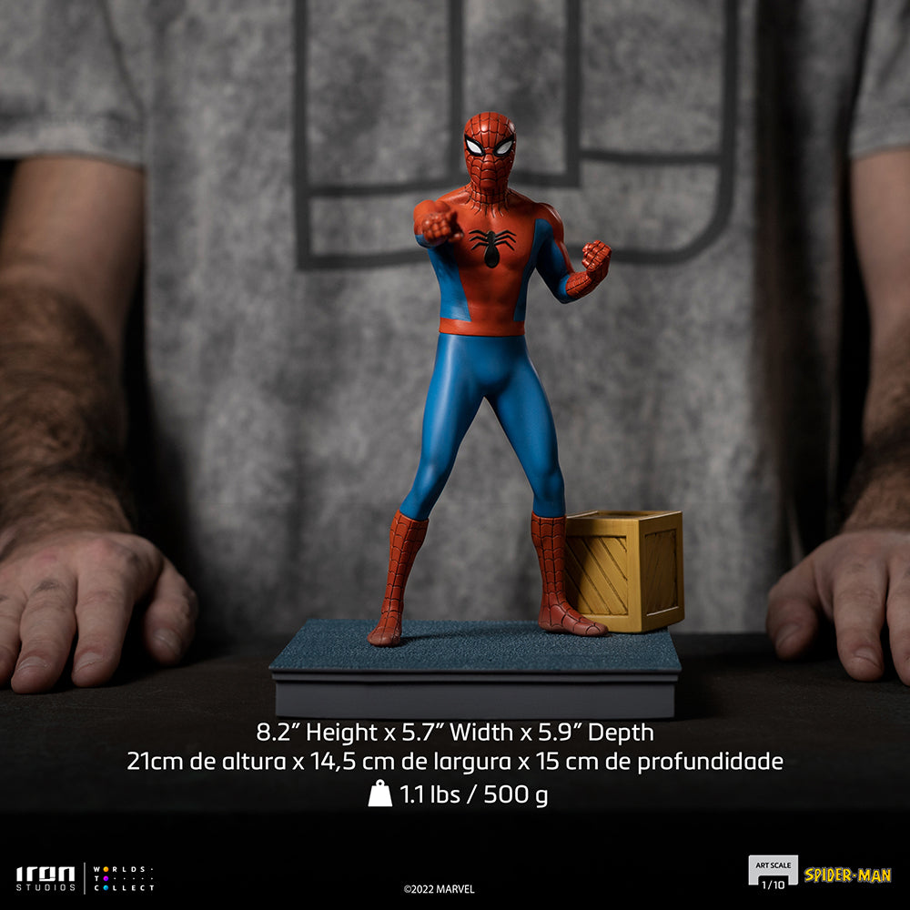 PRE-ORDER Spider-Man Animated Series - Spider-Man 60s Art Scale 1/10
