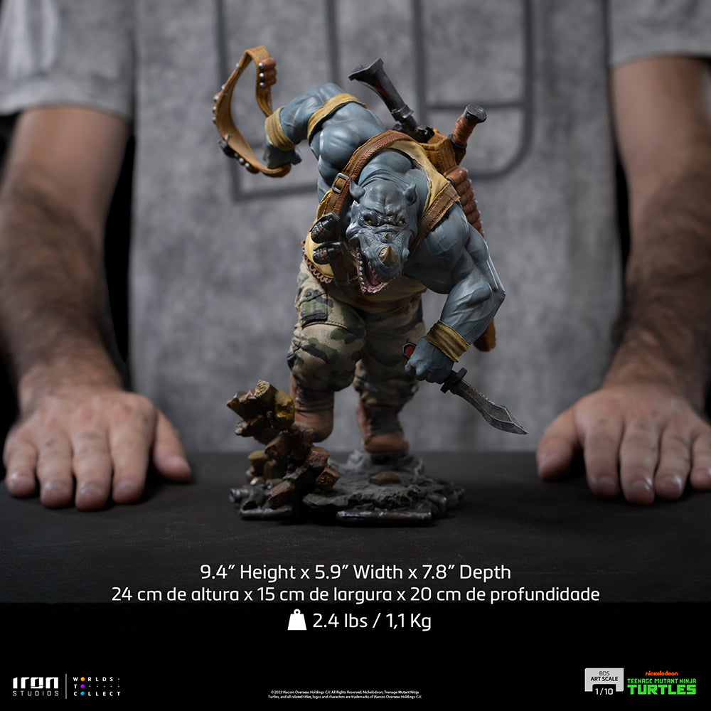 PRE-ORDER TMNT - Rocksteady BDS Art Scale 1/10