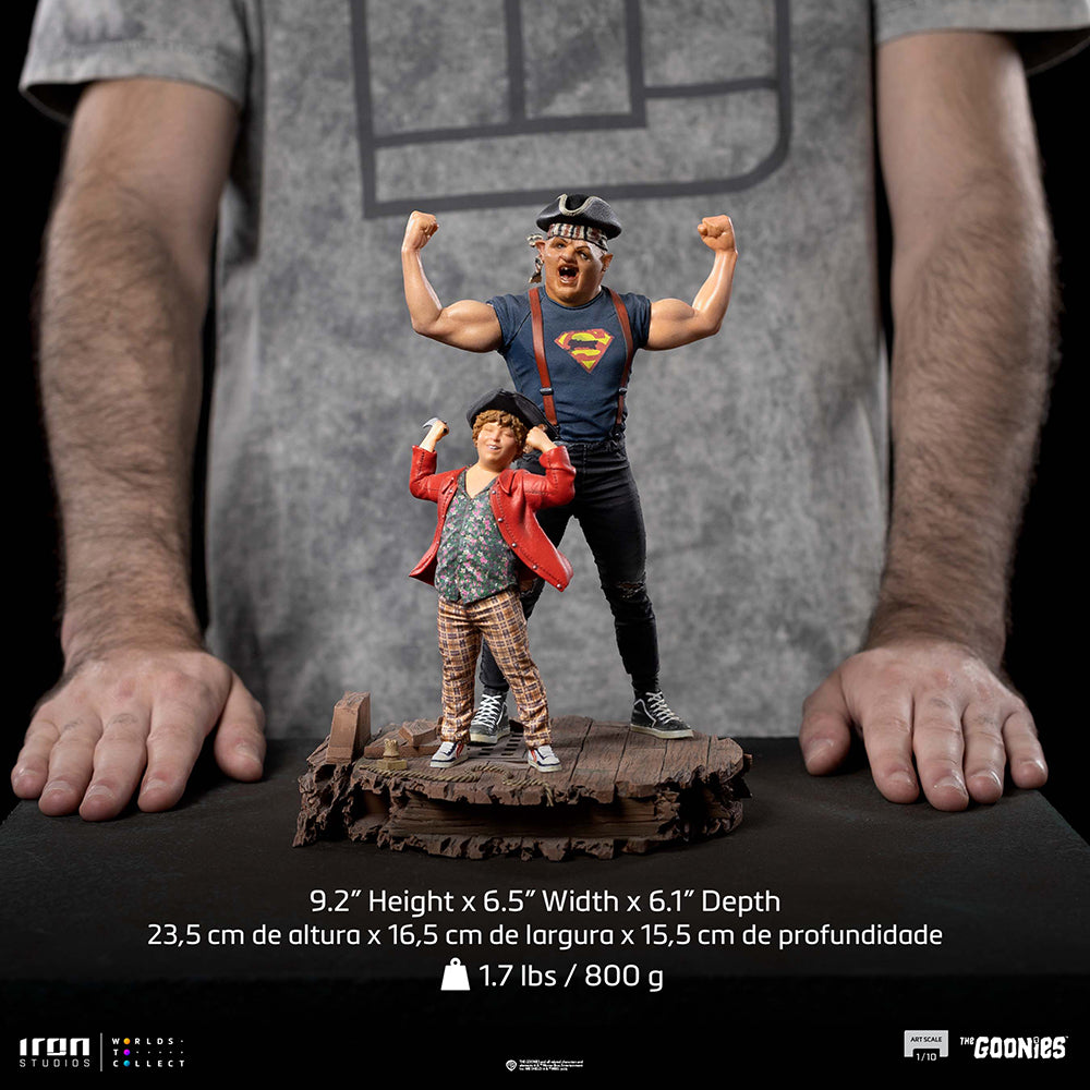 PRE-ORDER The Goonies - Sloth and Chunk Art Scale 1/10