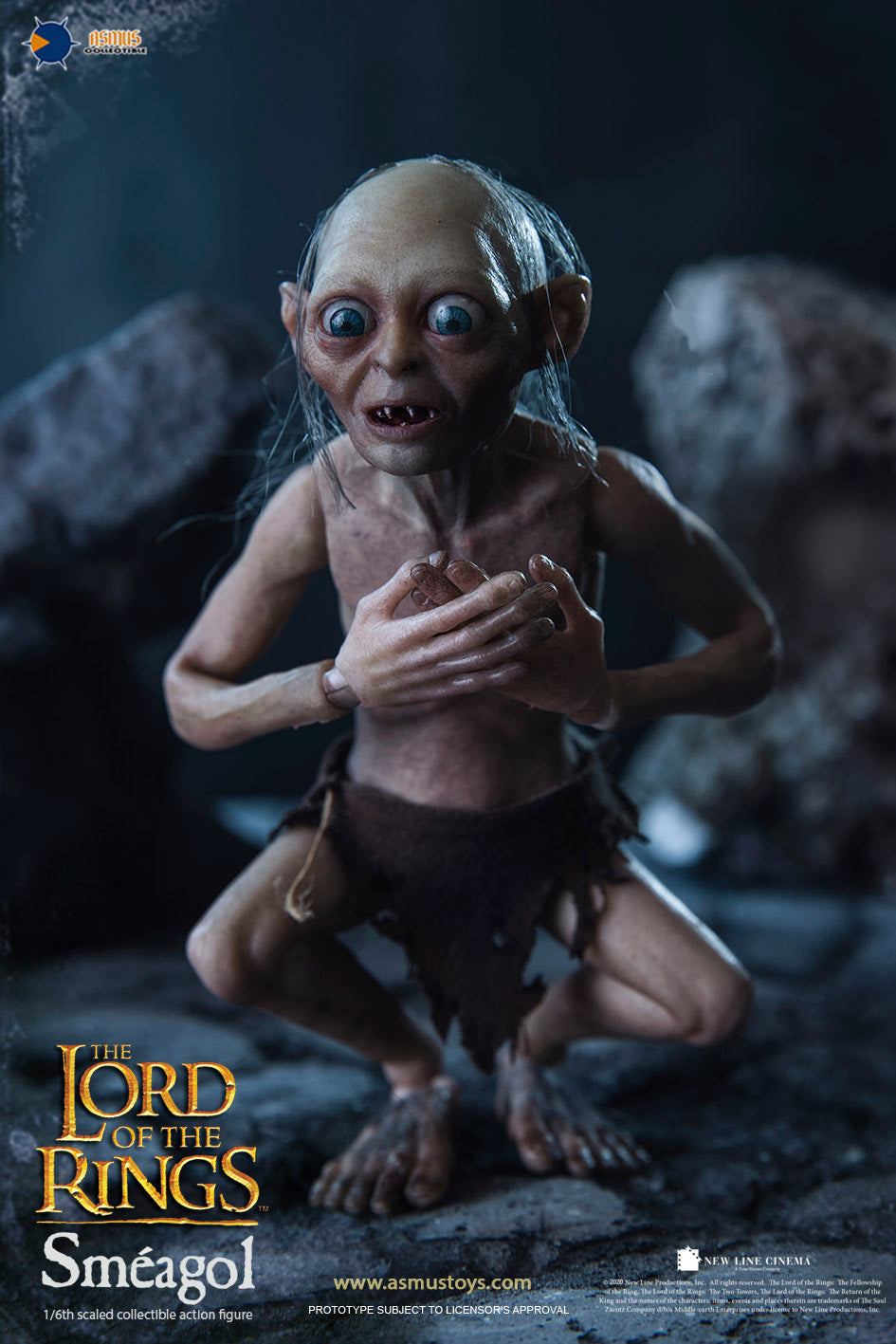 PRE-ORDER Lord of the Rings - Smeagol 1/6