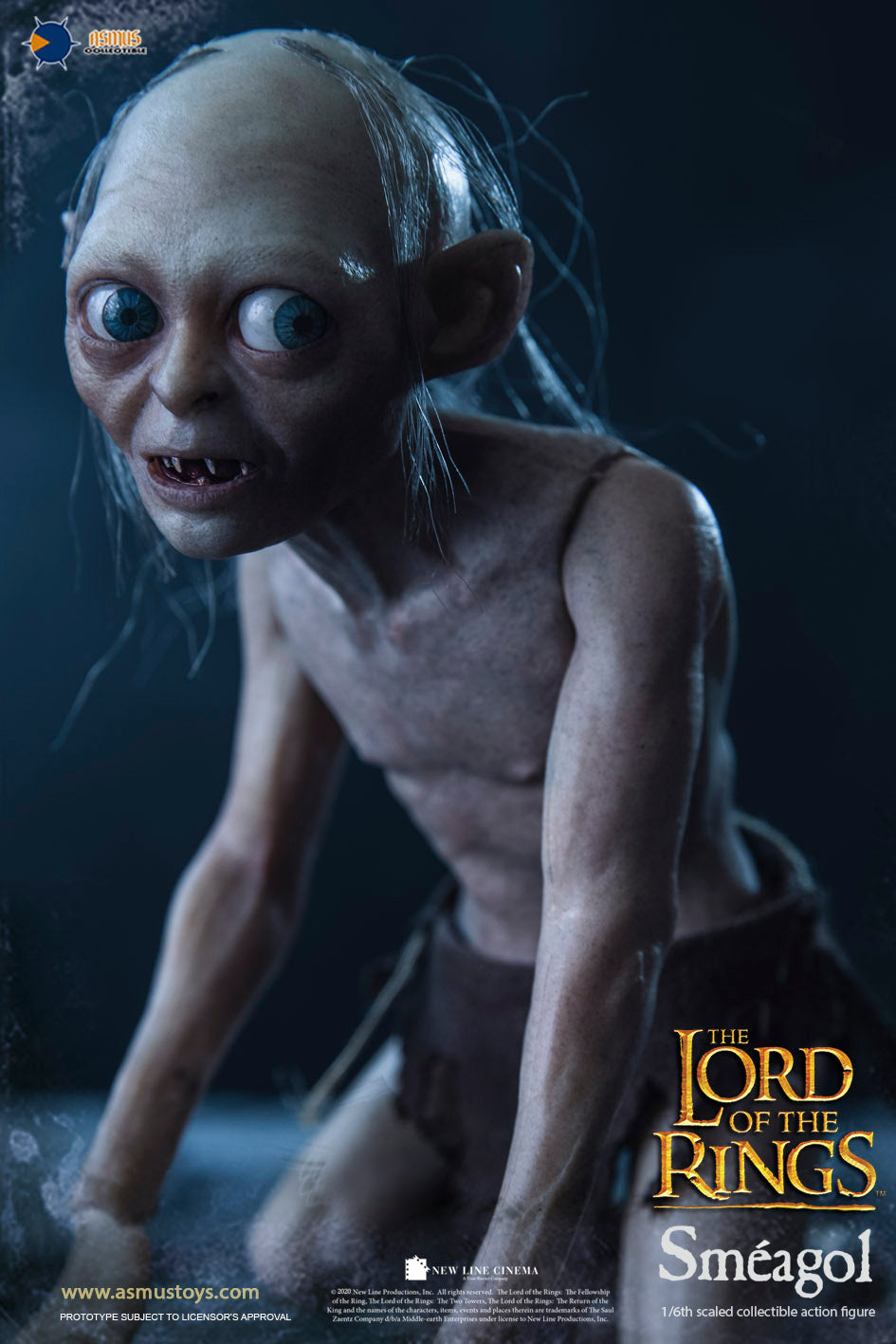 PRE-ORDER Lord of the Rings - Smeagol 1/6