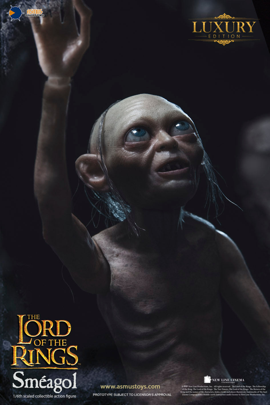 PRE-ORDER Lord of the Rings - Smeagol 1/6