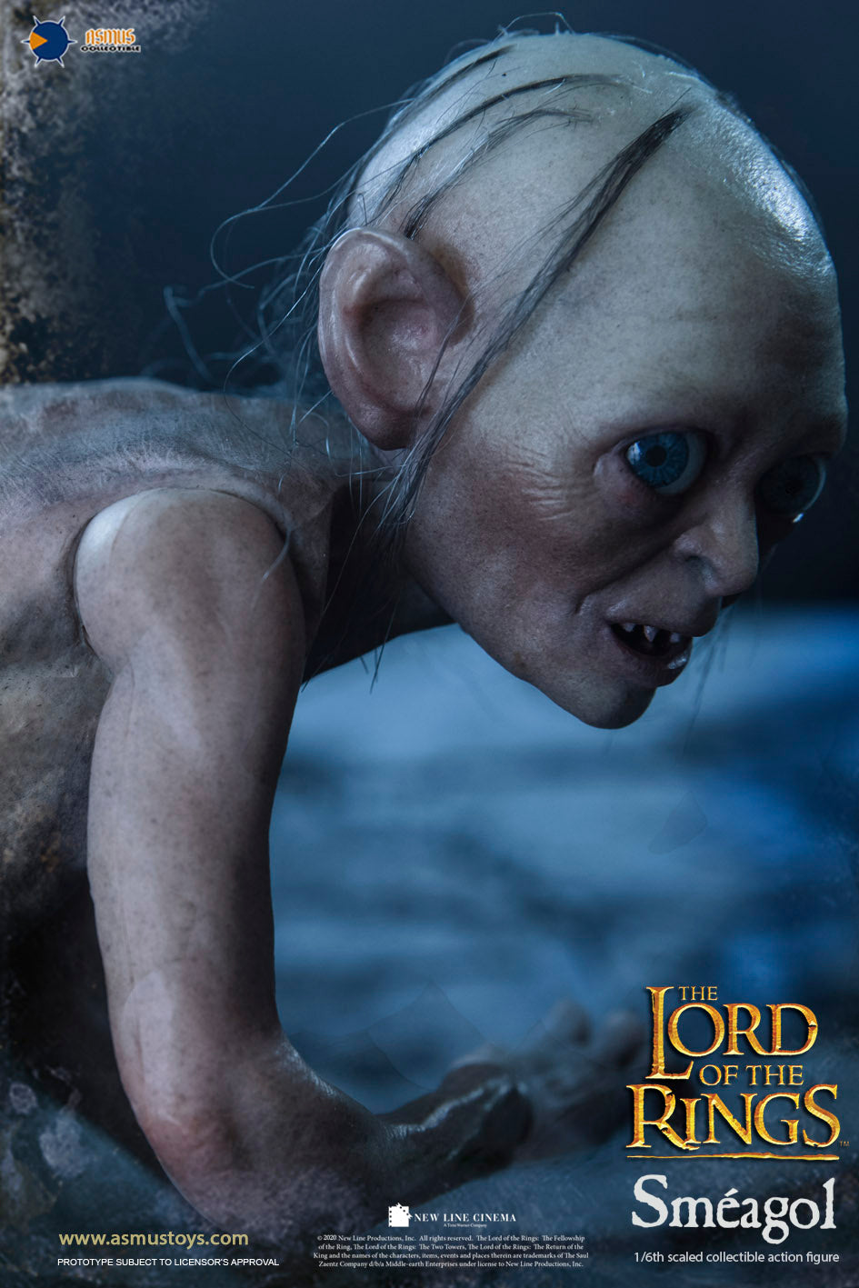 PRE-ORDER Lord of the Rings - Smeagol 1/6