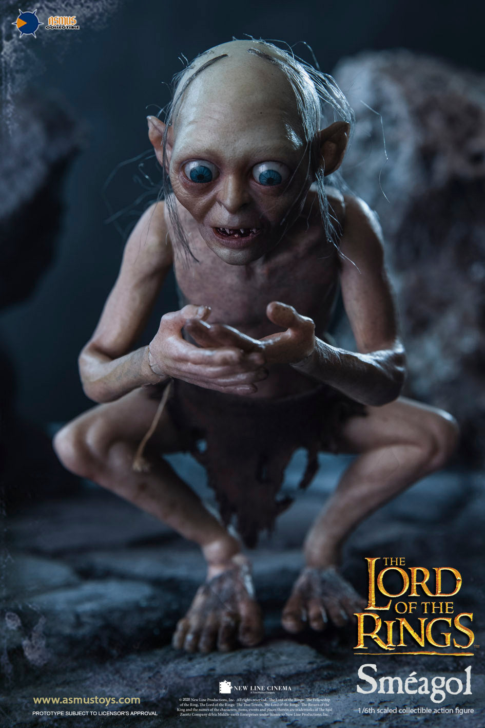 PRE-ORDER Lord of the Rings - Smeagol 1/6