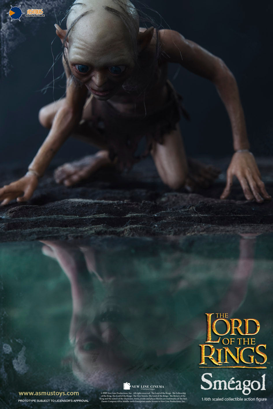 PRE-ORDER Lord of the Rings - Smeagol 1/6