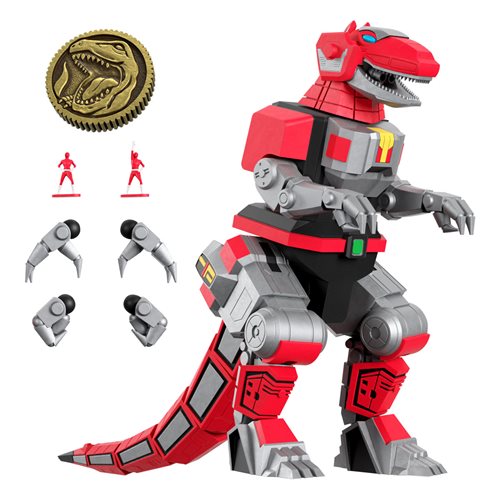 PRE-ORDER 7-inch Action Figure - Mighty Morphin Power Rangers Ultimates - Tyrannosaurus Dinozord