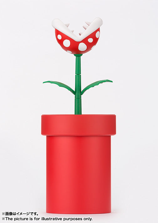 IN-STOCK Bandai - S.H.Figuarts - Super Mario Brothers - Diorama Playset C - Met, Pakkun Flower