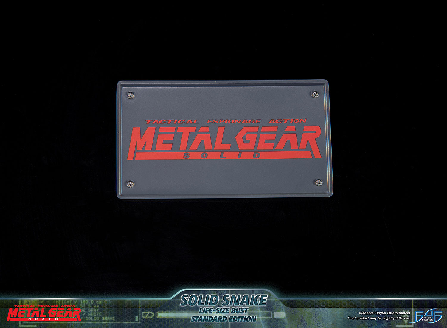 PRE-ORDER Metal Gear Solid - Solid Snake Life Size Bust: Standard Edition