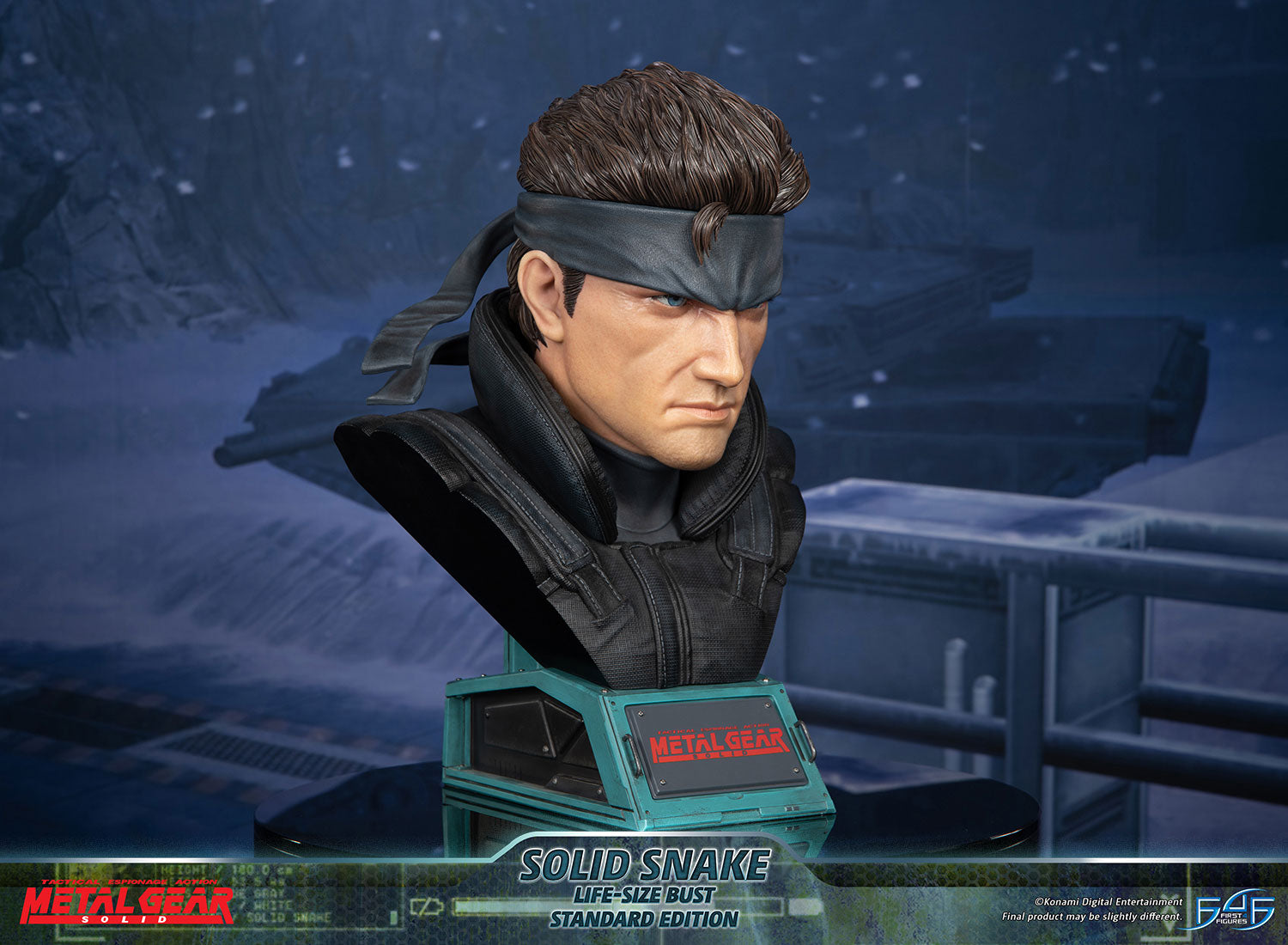 PRE-ORDER Metal Gear Solid - Solid Snake Life Size Bust: Standard Edition