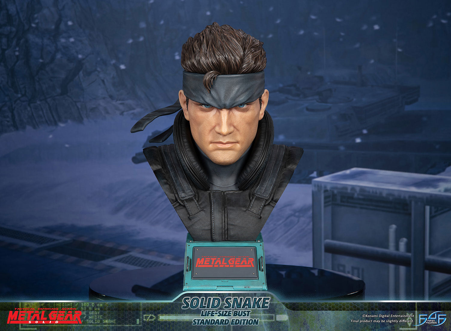 PRE-ORDER Metal Gear Solid - Solid Snake Life Size Bust: Standard Edition