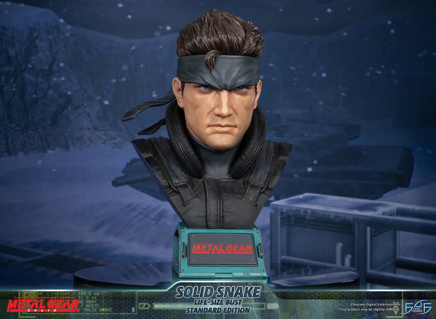 PRE-ORDER Metal Gear Solid - Solid Snake Life Size Bust: Standard Edition