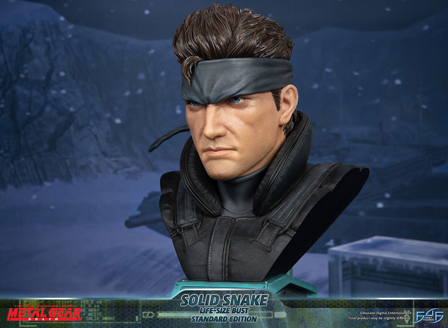 PRE-ORDER Metal Gear Solid - Solid Snake Life Size Bust: Standard Edition