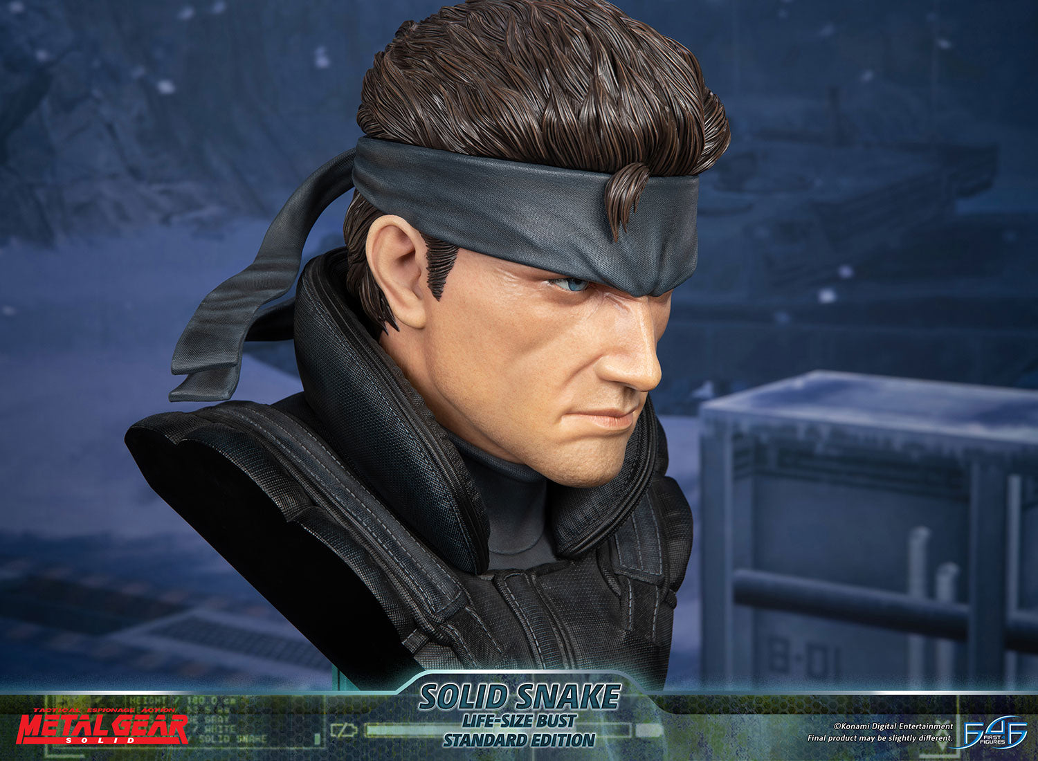 PRE-ORDER Metal Gear Solid - Solid Snake Life Size Bust: Standard Edition
