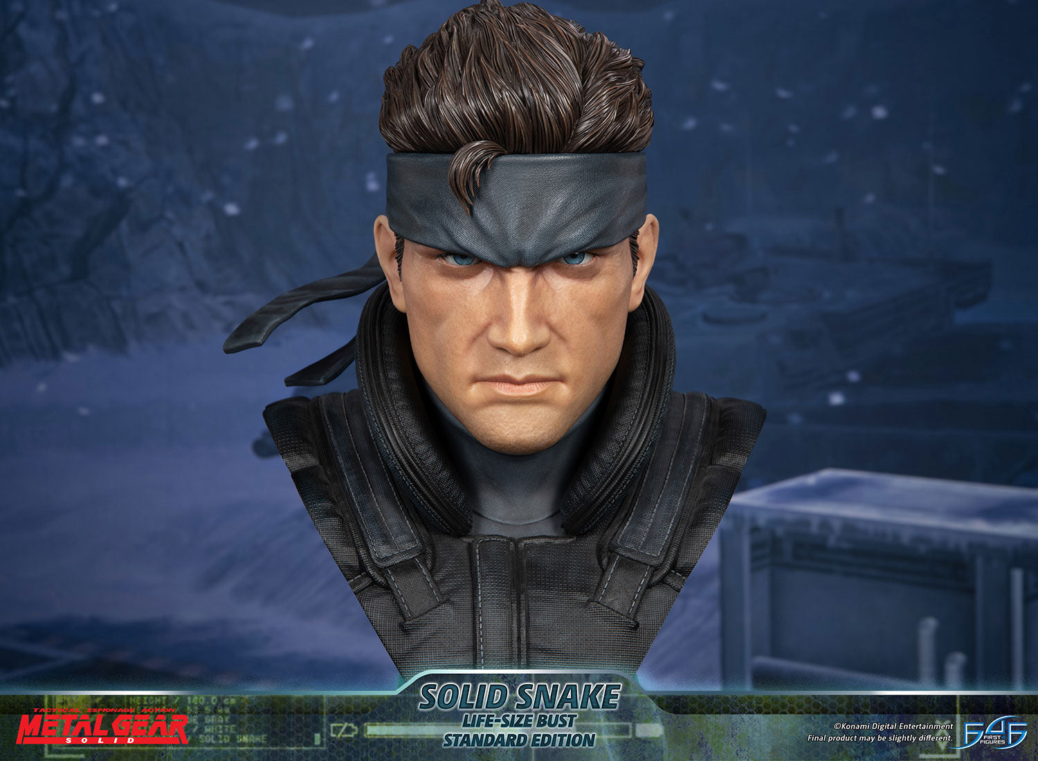 PRE-ORDER Metal Gear Solid - Solid Snake Life Size Bust: Standard Edition