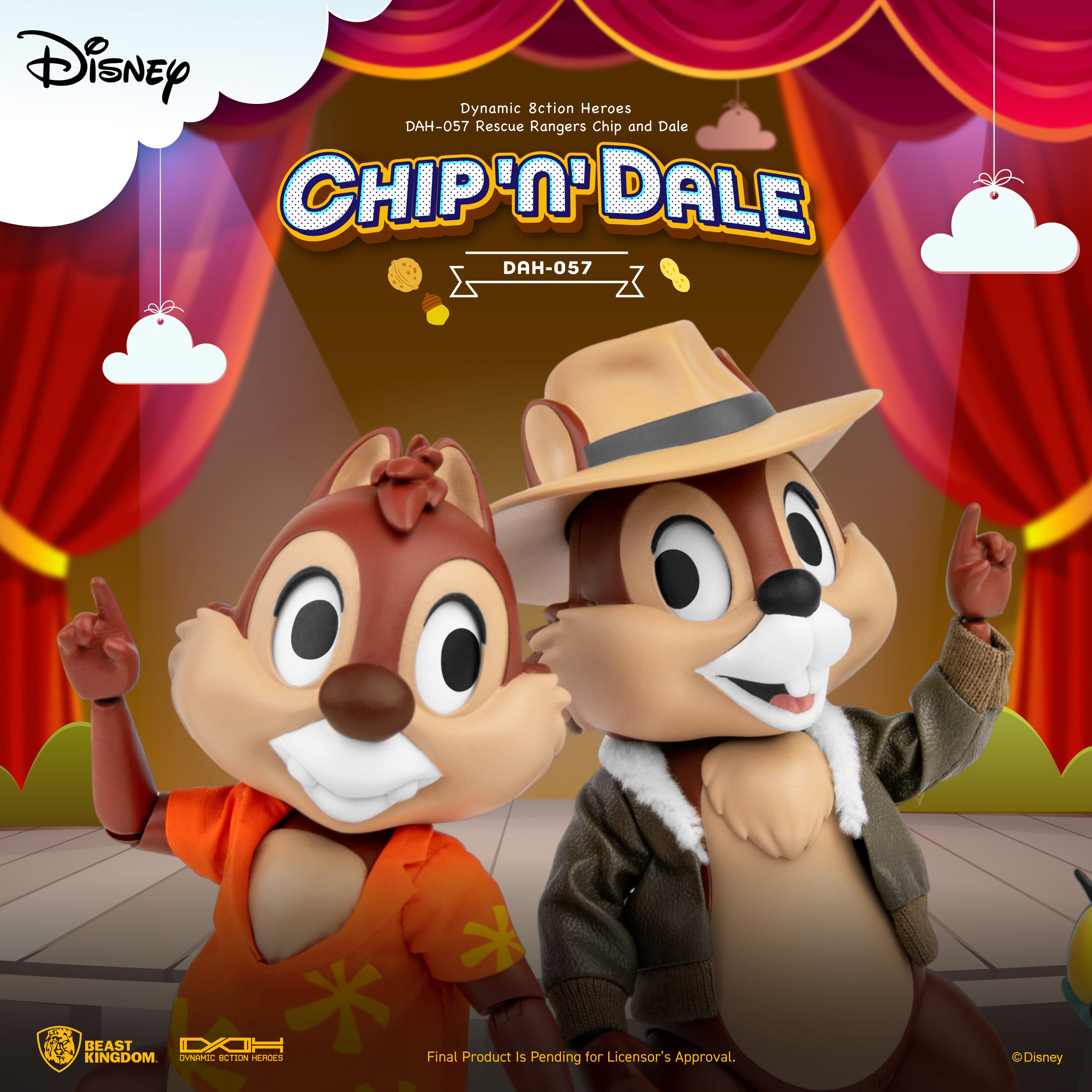 PRE-ORDER Dynamic 8action Heroes - Rescue Rangers - Chip and Dale