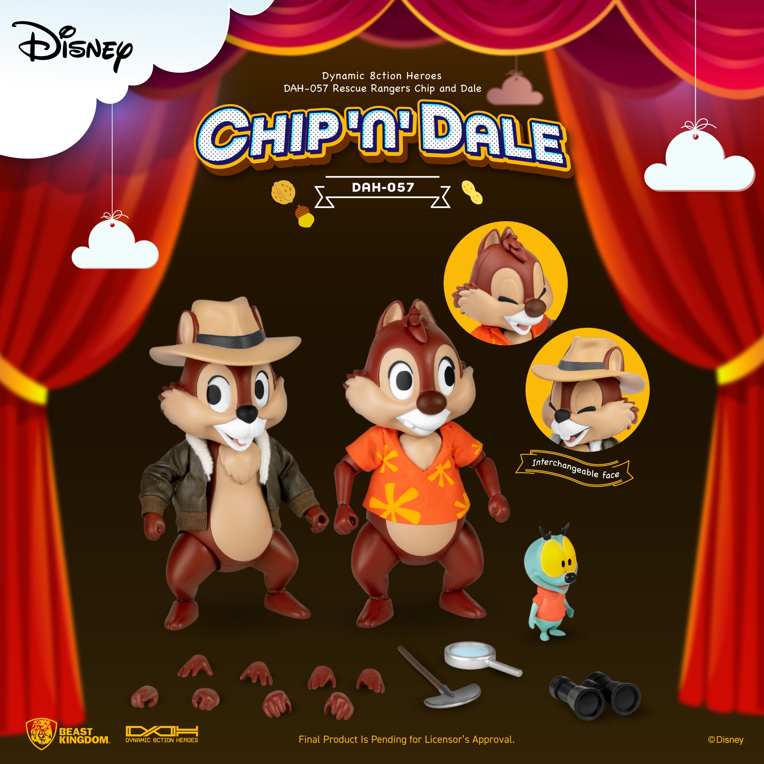 PRE-ORDER Dynamic 8action Heroes - Rescue Rangers - Chip and Dale