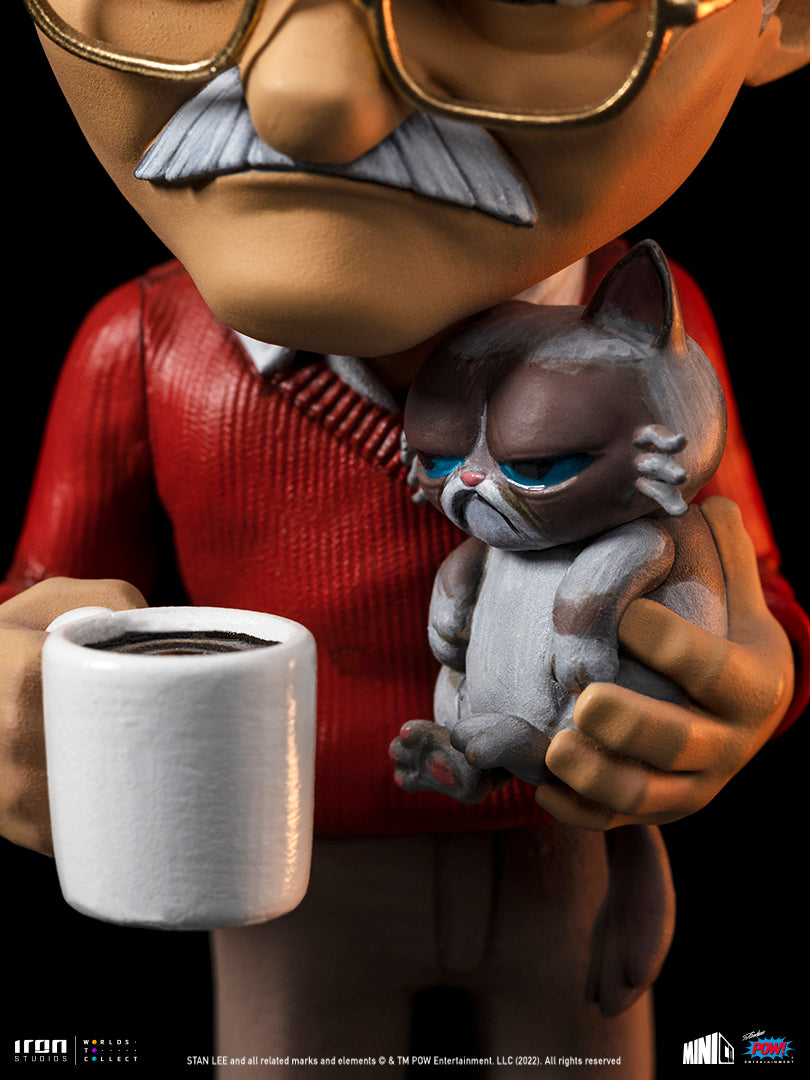 PRE-ORDER MiniCo - Stan Lee with Grumpy Cat