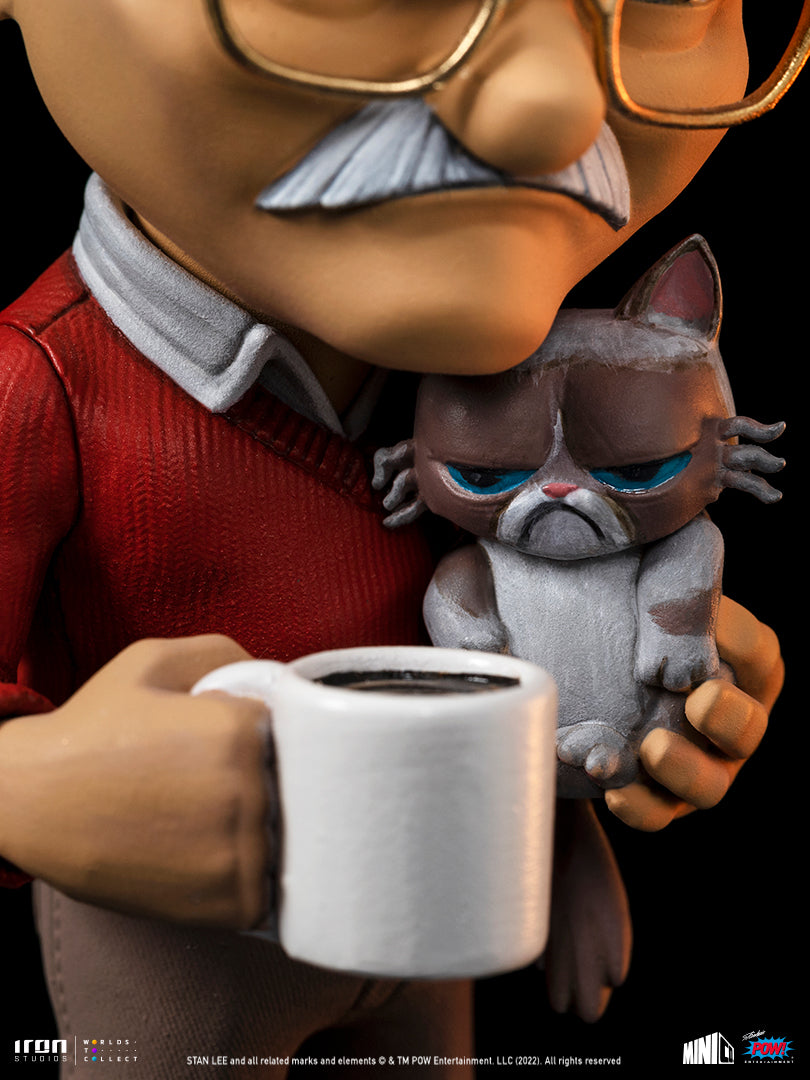 PRE-ORDER MiniCo - Stan Lee with Grumpy Cat